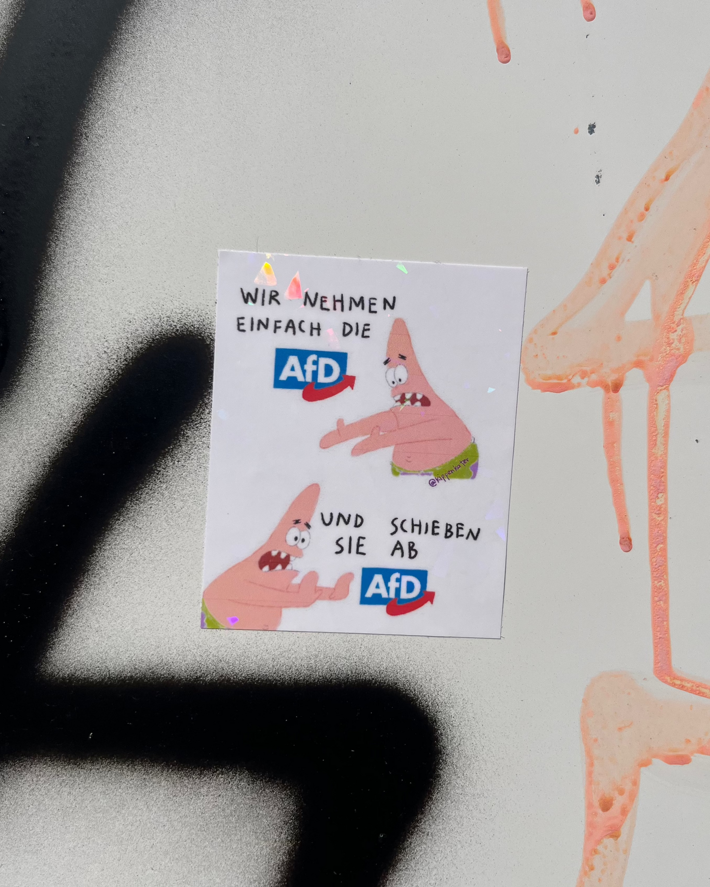 cute patrick | glitzersticker