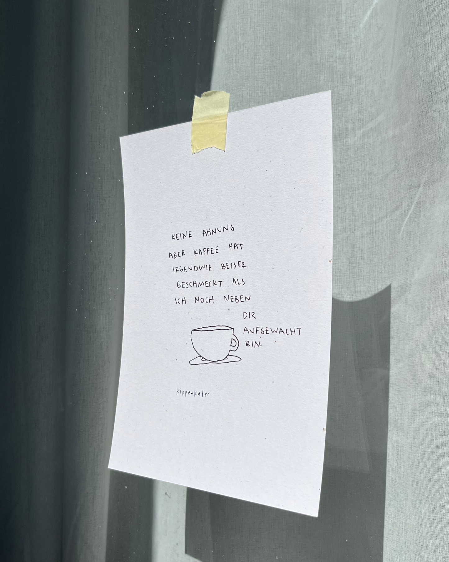 kaffee neben dir | print