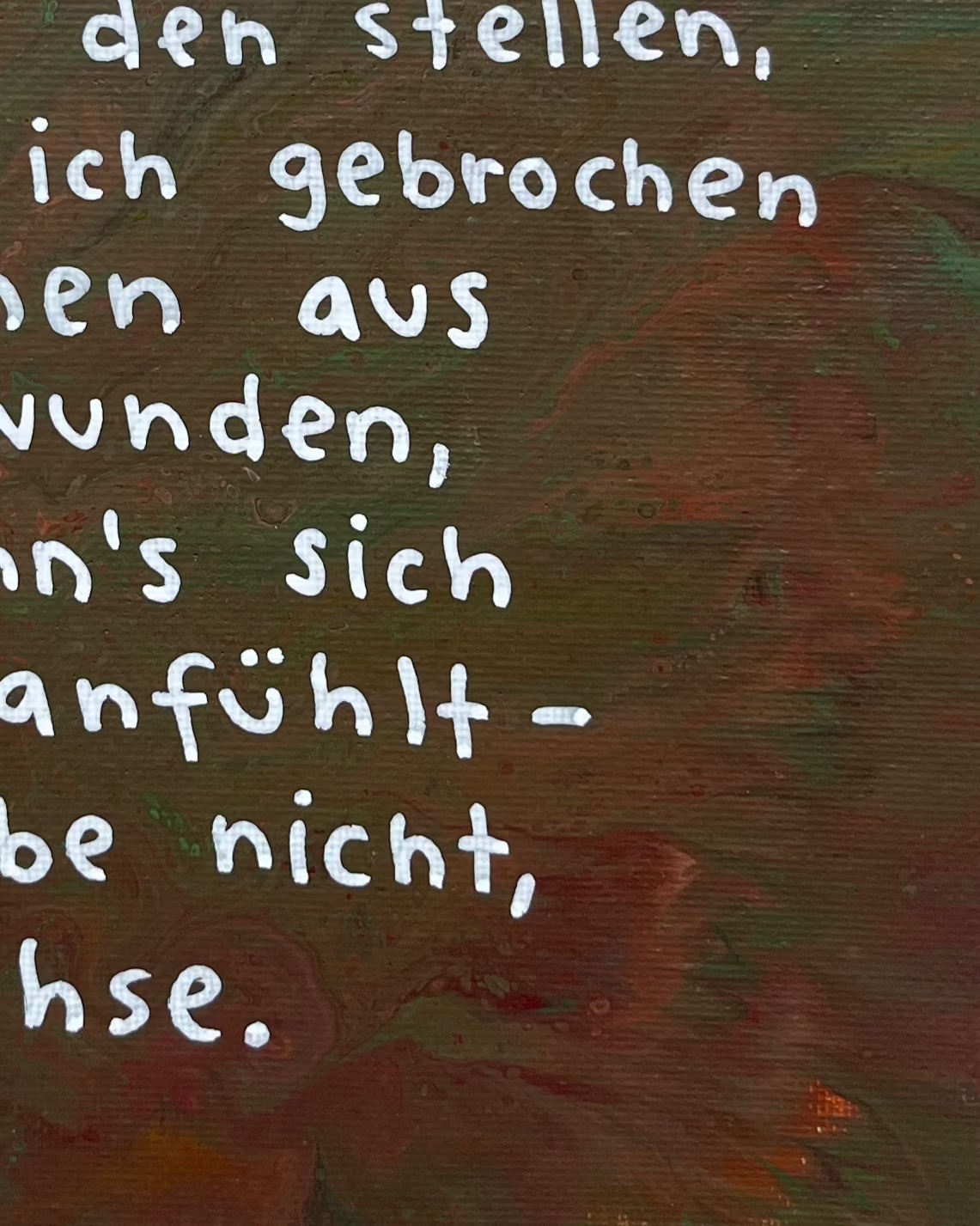 ich wachse | leinwand