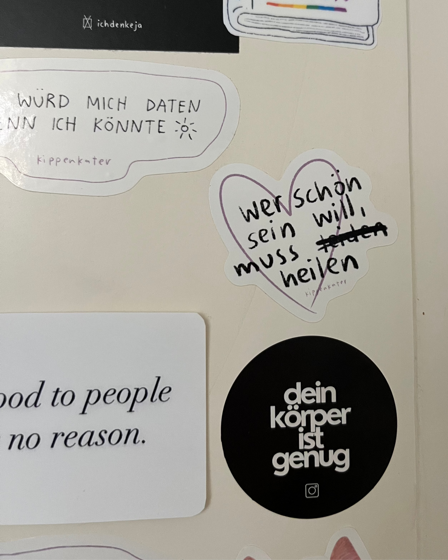 voll lieb | stickerset