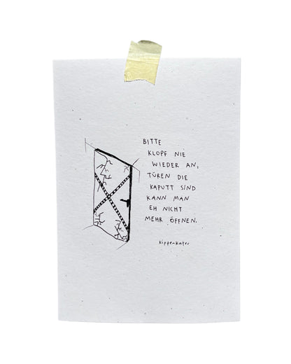 kaputte türen | print