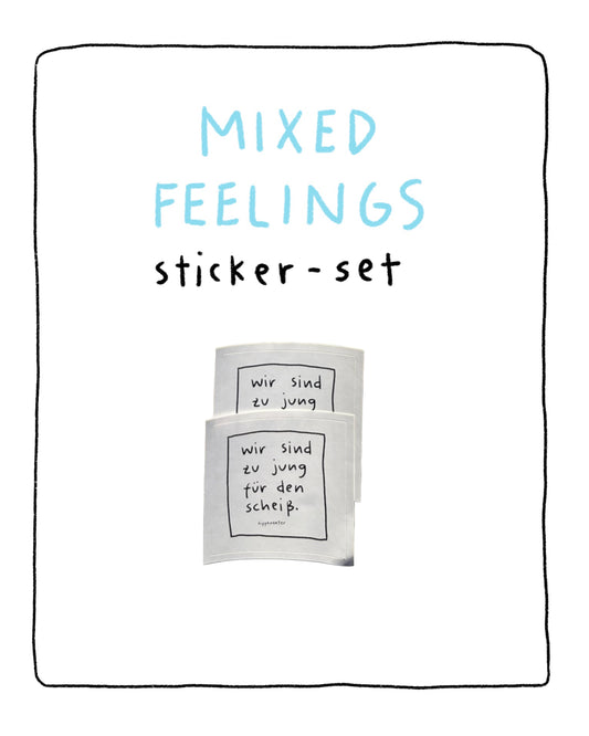 mixed feelings | sticker-set