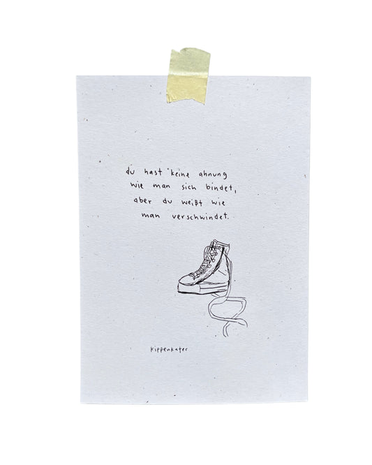 wie man verschwindet | print
