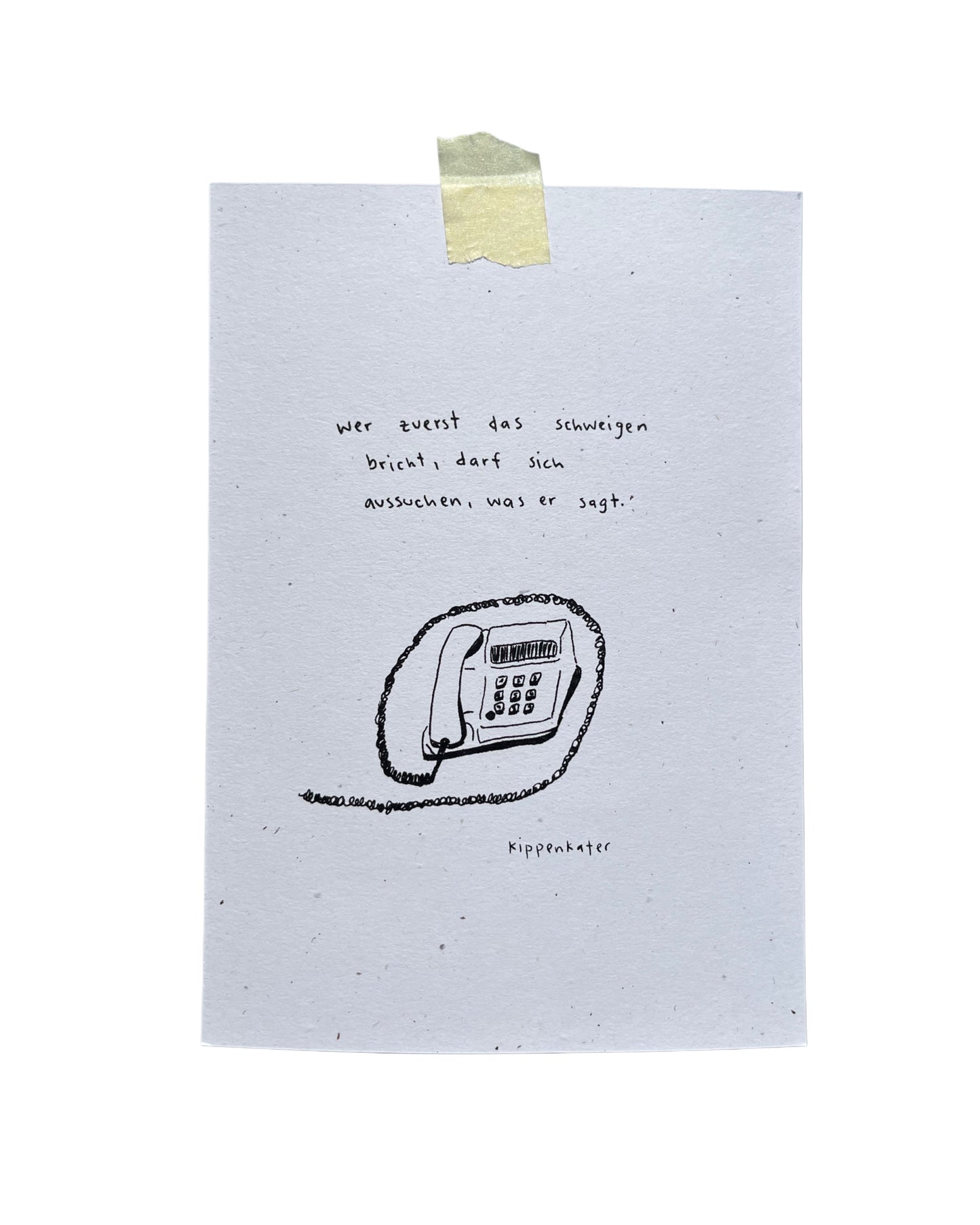 schweigen brechen | print