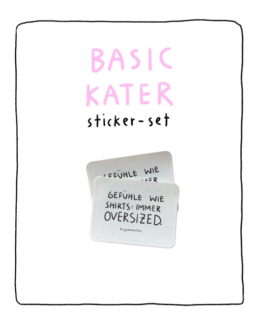 basic kater | sticker-set