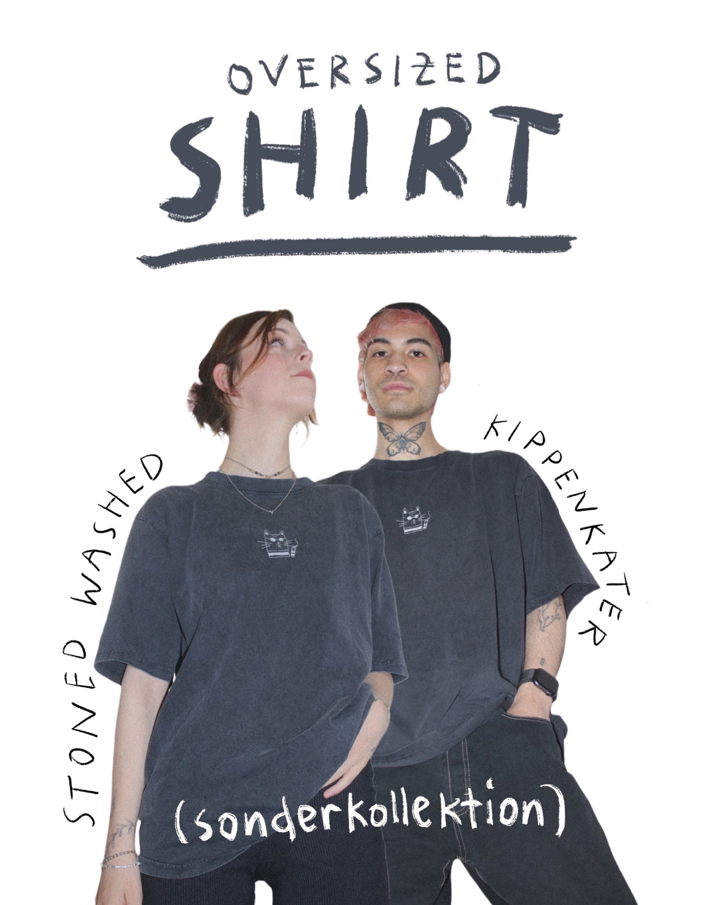 stoned washed kater | shirt