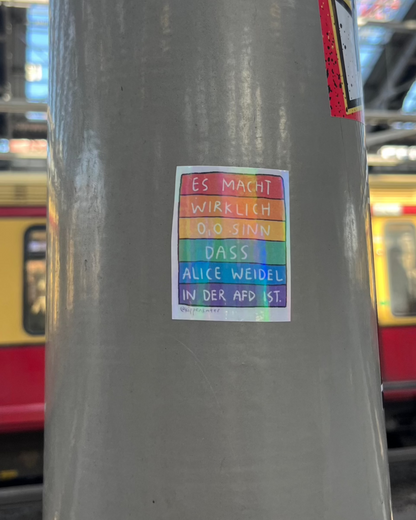 0,0 sinn | glitzersticker