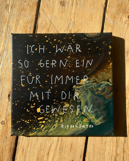 für immer mit dir | leinwand