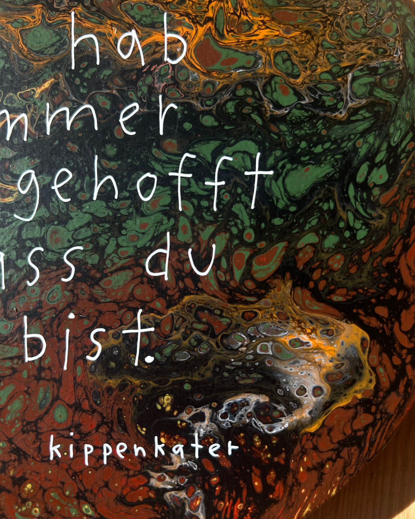 immer gehofft | leinwand