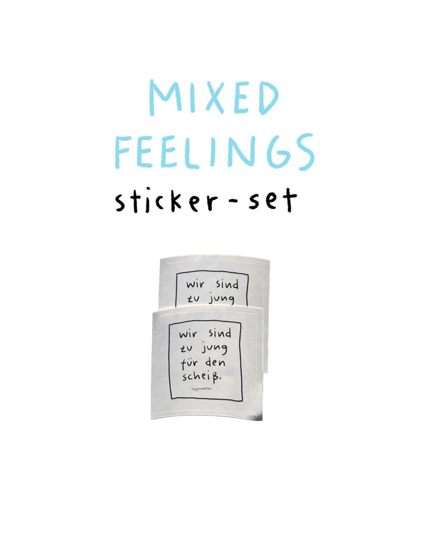 mixed feelings | sticker-set