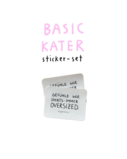 basic kater | sticker-set