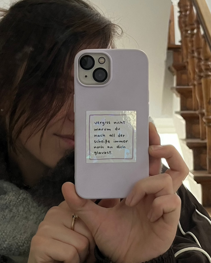 vergiss nicht | stickerset