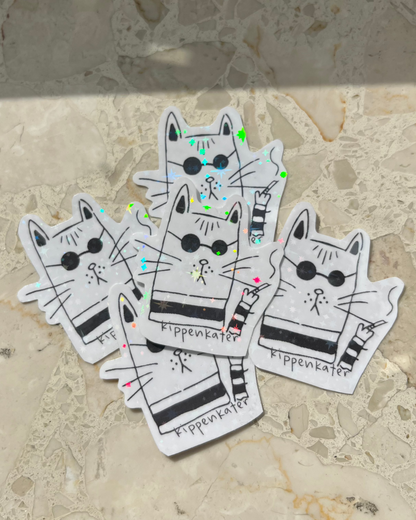 kippenkater | glitzersticker