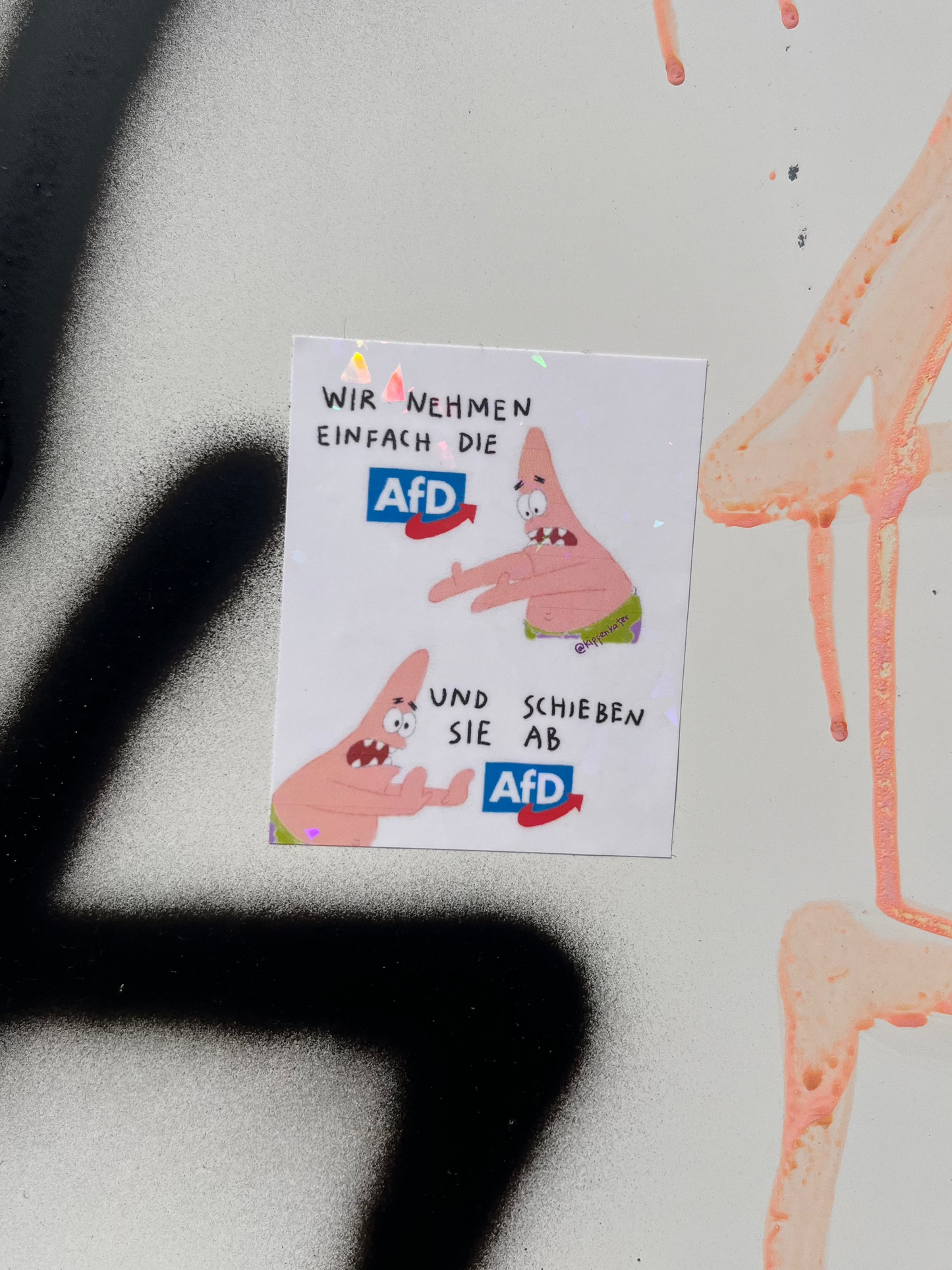 cute patrick | glitzersticker