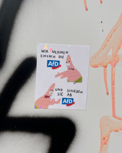 cute patrick | glitzersticker