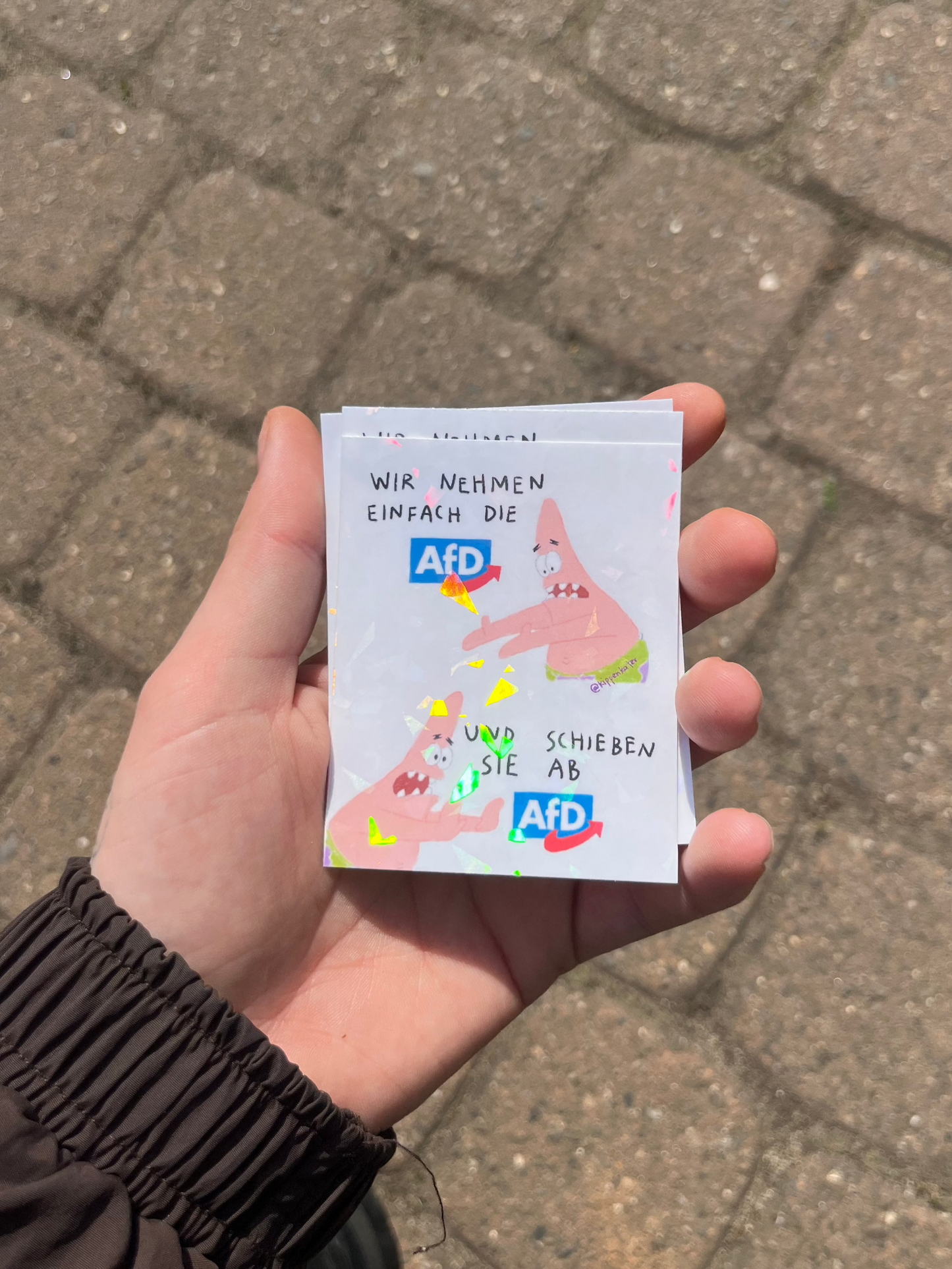 cute patrick | glitzersticker