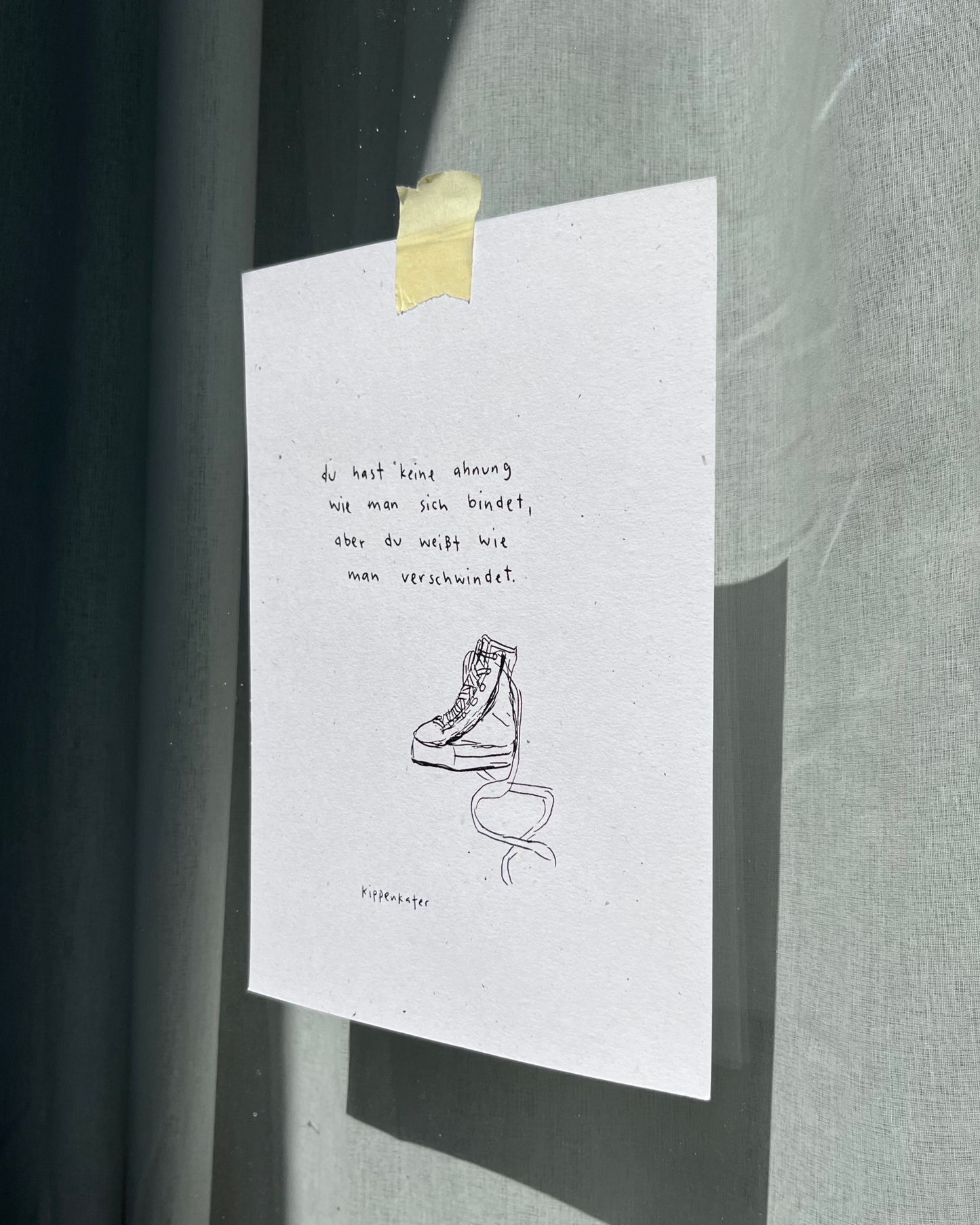 wie man verschwindet | print