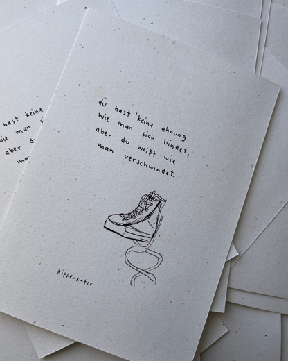 wie man verschwindet | print