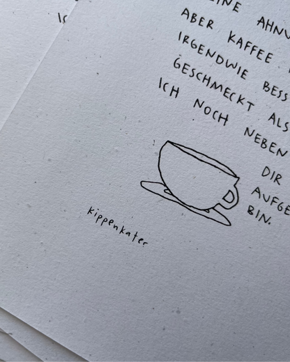 kaffee neben dir | print