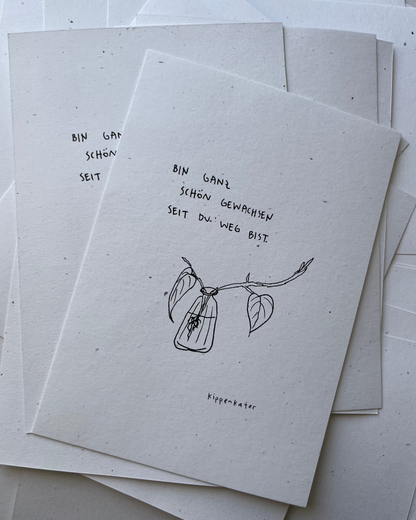 seit du weg bist | print