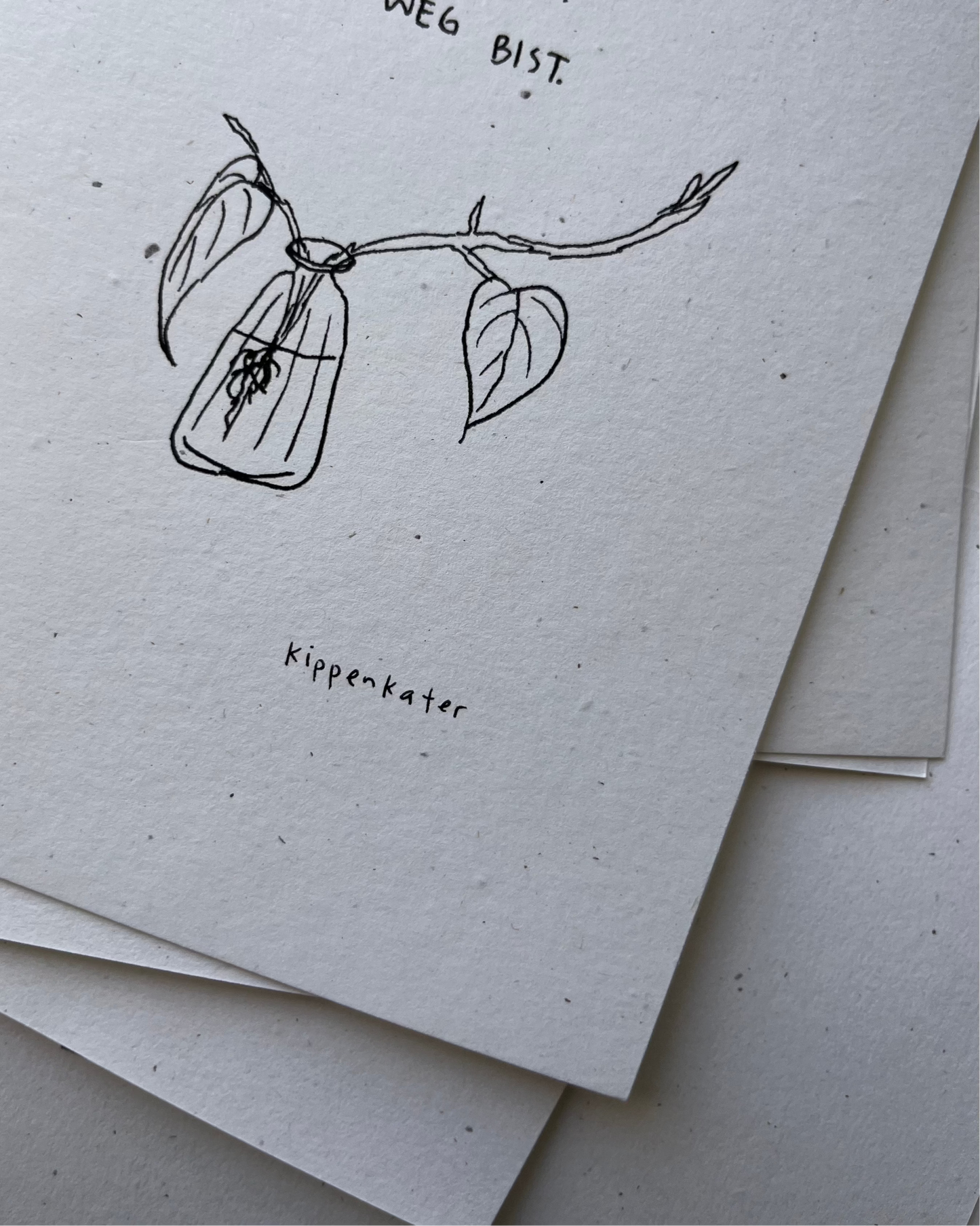 seit du weg bist | print