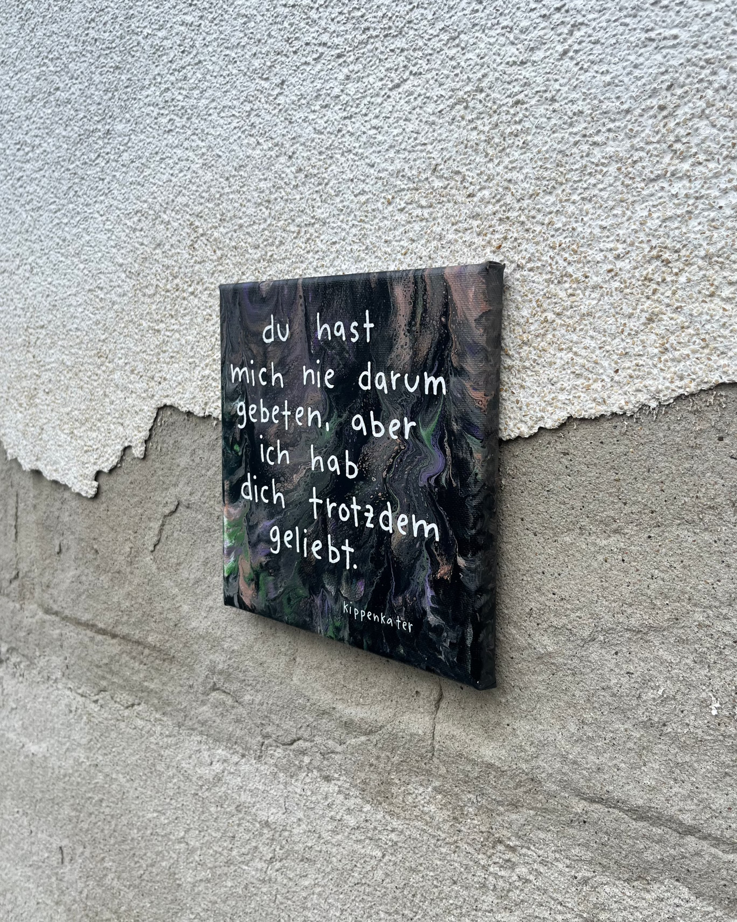 trotzdem geliebt | leinwand