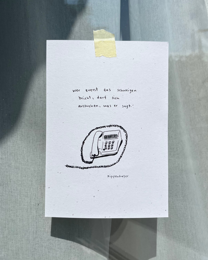 schweigen brechen | print