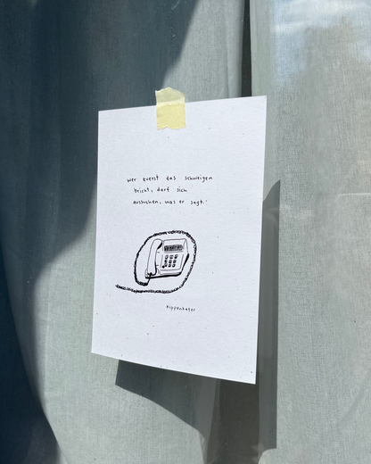 schweigen brechen | print