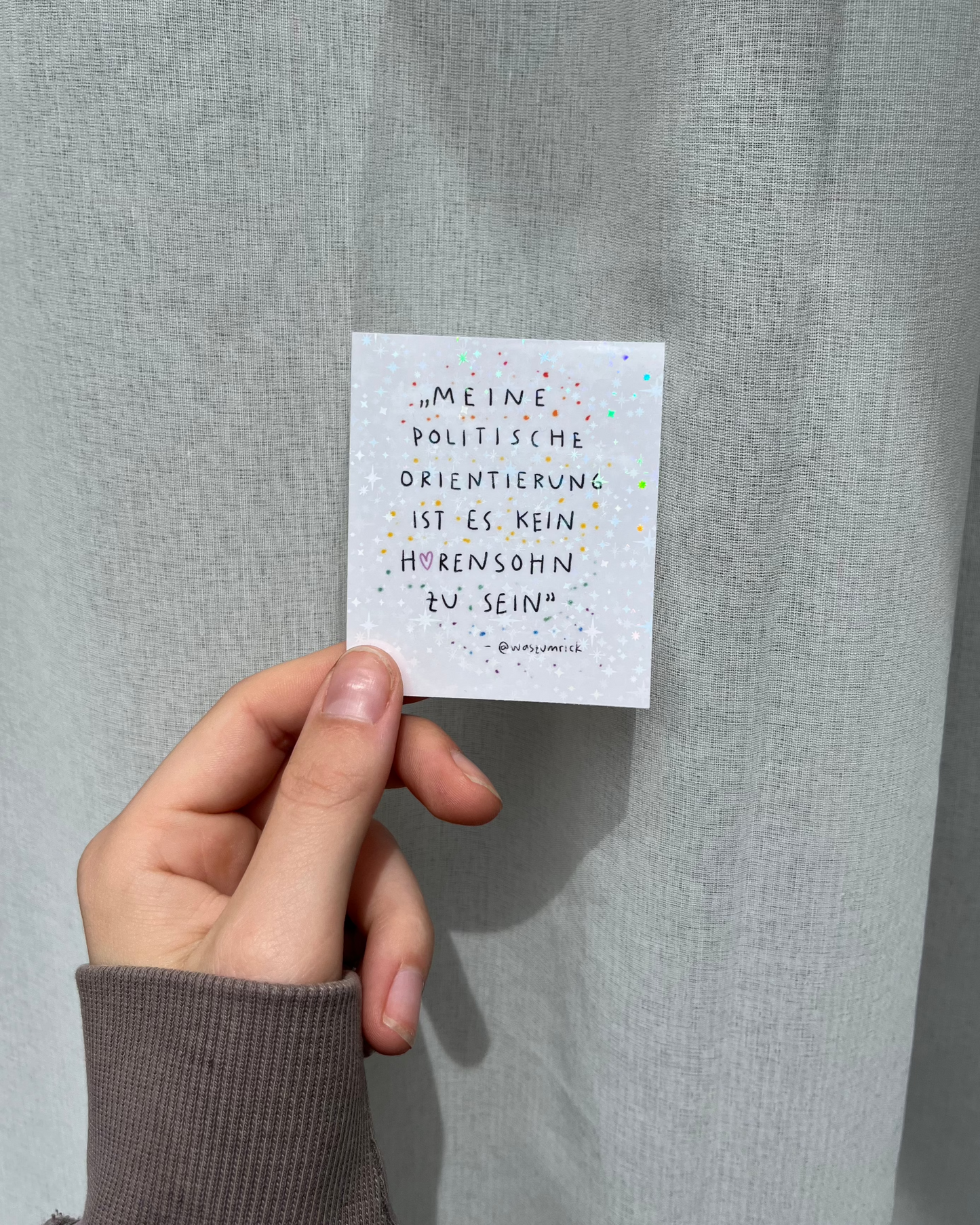 kein hurensohn | sticker