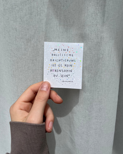 kein hurensohn | sticker