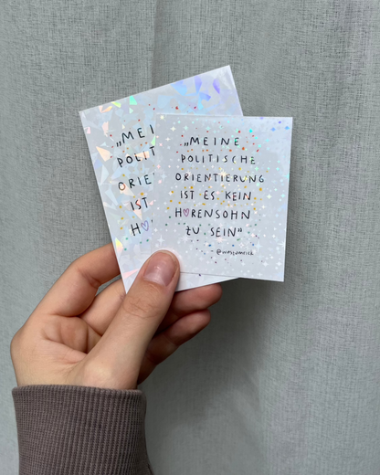 kein hurensohn | sticker