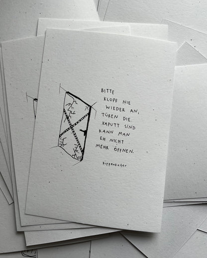 kaputte türen | print