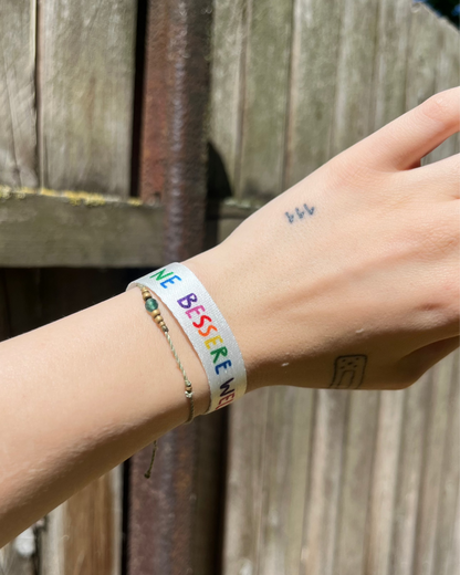 bessere welt | festivalbändchen