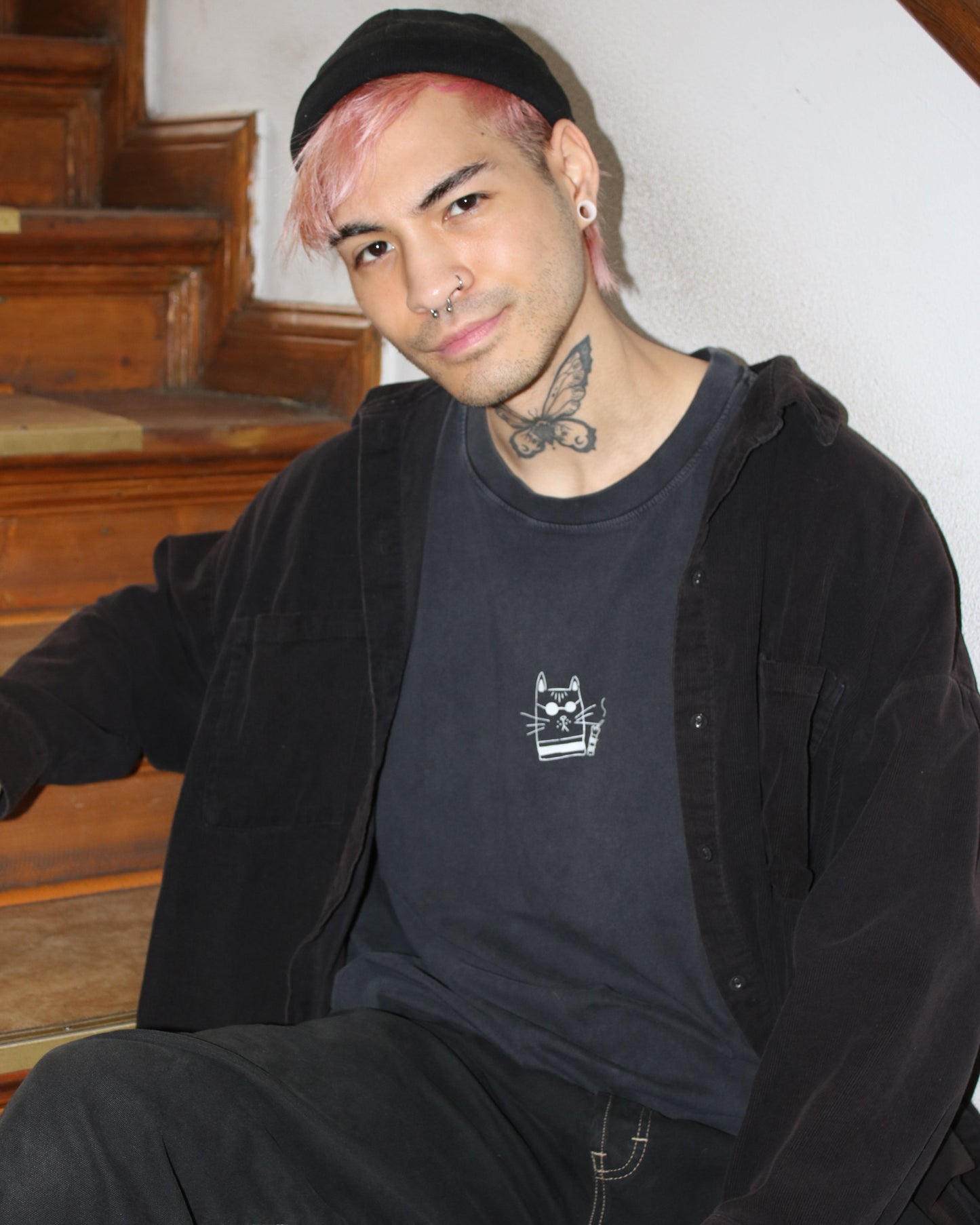 stoned washed kater | shirt