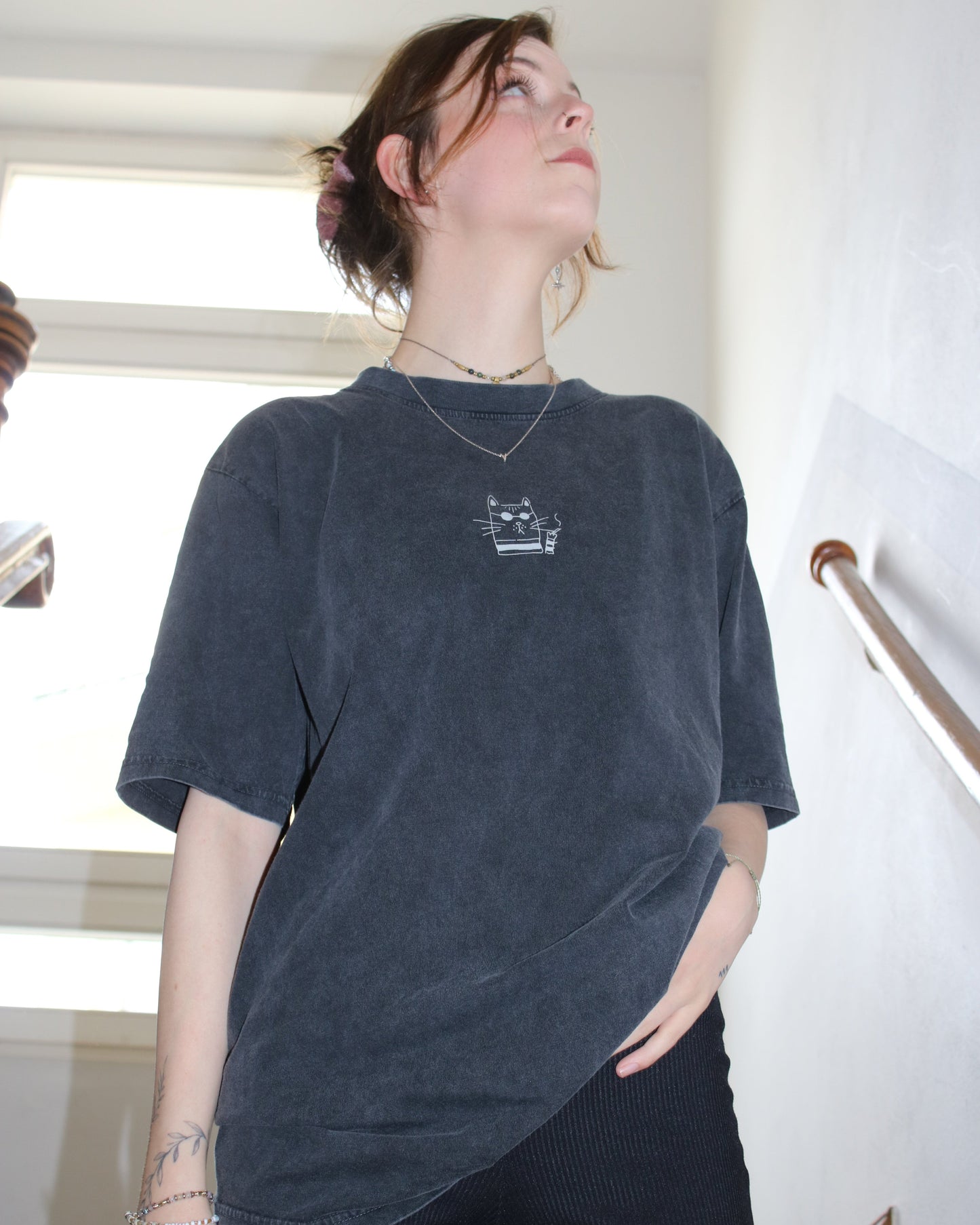 stoned washed kater | shirt