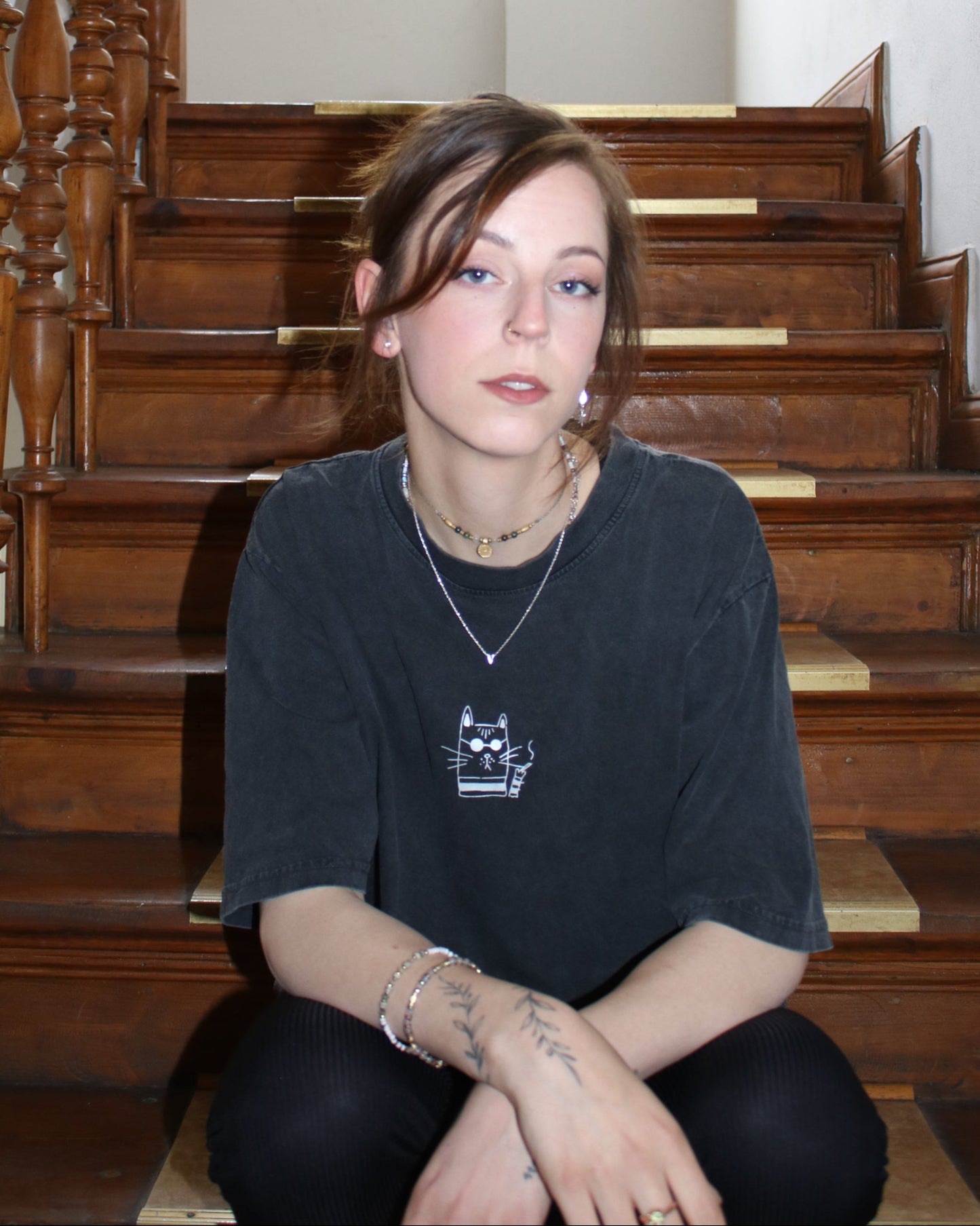 stoned washed kater | shirt